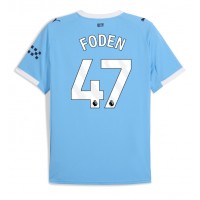 Moški Nogometni dresi Manchester City Phil Foden #47 Domači 2025-26 Kratek Rokav